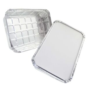 Aluminium Roasting Tray with Lid 1345ml (250×160mm)