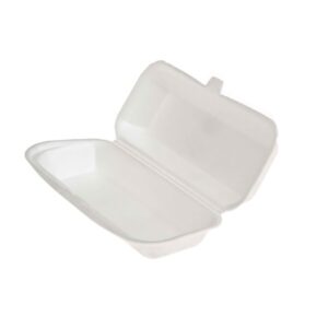 FT2010-1-600x600 Foam Take-Away Box White 216×129×59mm (Pack of 75)