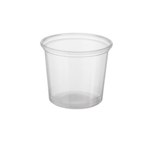 70ml & 125ml Clear Plastic Tub with Lid – Durable & Reusable