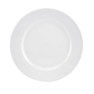 Porcelain Round White Plate – 10.5