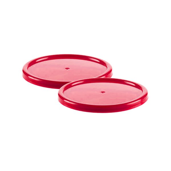 PP Tub Lid Red for 250ml / 350ml / 500ml Tubs (1×200)