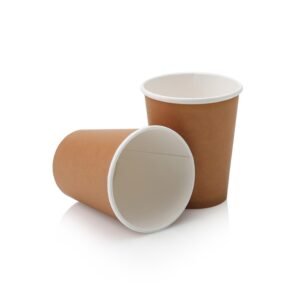 Single Wall Brown Cups 250ml (1×50)