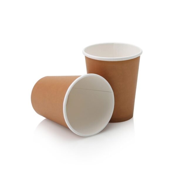 Single Wall Brown Cups 250ml (1×50)