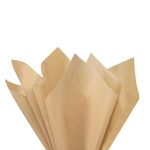 Tissue Paper Brights 50x66cm Light Brown (Pack of 10)