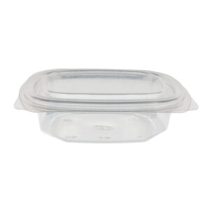 350ml Clear Tubs with Clam Lids