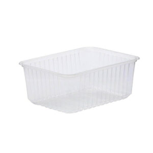 Plastic Clear Rectangular Food Container 70F – 196x147x67mm