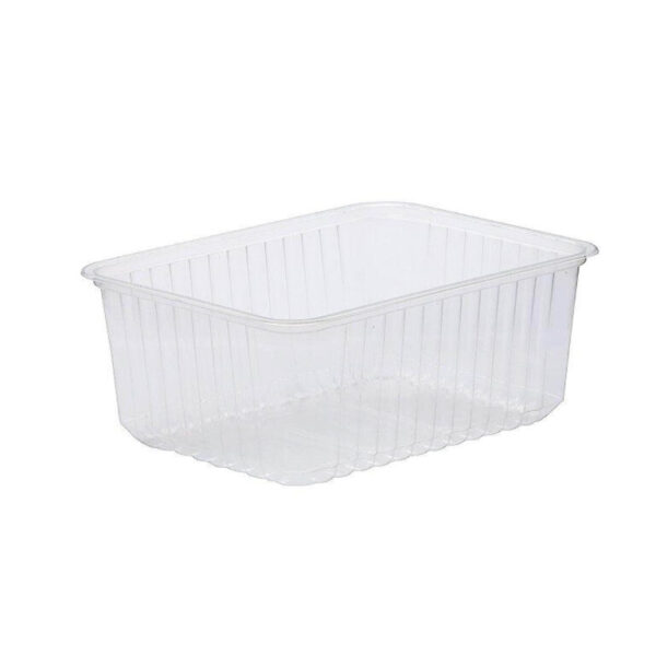 Plastic Clear Rectangular Food Container 70F – 196x147x67mm