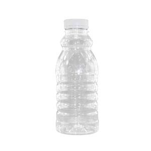 500ml Plastic PET Juice Bottles with Lids (Pack of 10)