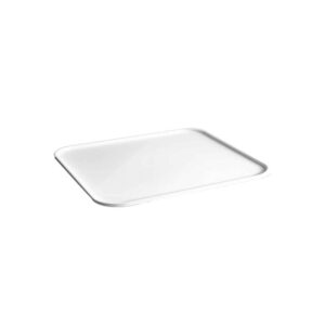 White PP Rectangular Lid – Fits 250g & 500g Containers