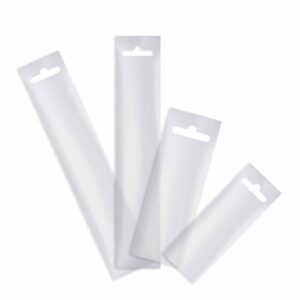 Clear Pouch 100x150mm (50 Micron) with Tare Nick & Euro Punch