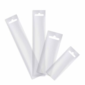 Clear Pouch 125x200mm with Euro Punch – Resealable Packaging Bag