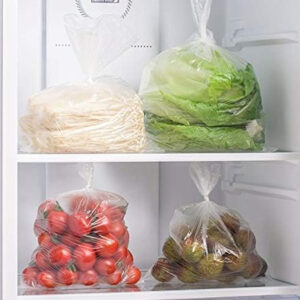 Frosted Flat Zip Bag 18x23cm – Reusable Transparent Storage Pouch