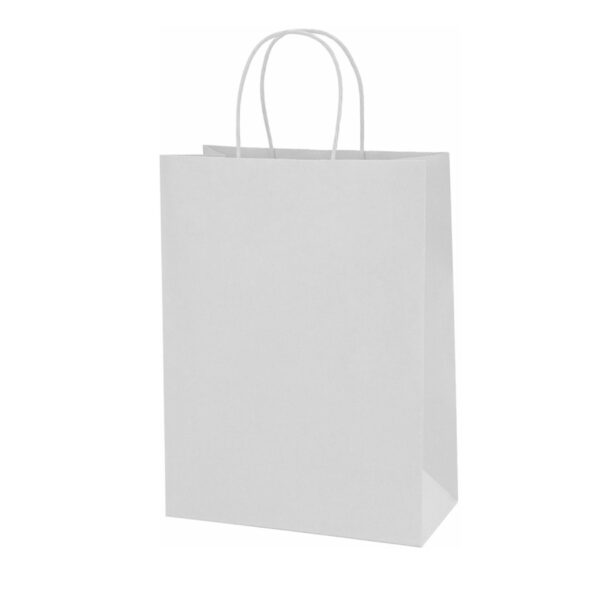 White Paper Carrier Bag with Twist Handle – 210×90×320mm