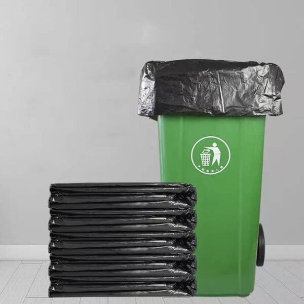 Heavy-Duty Black Refuse Bags 240L – 35 Micron (780x400x1400mm)