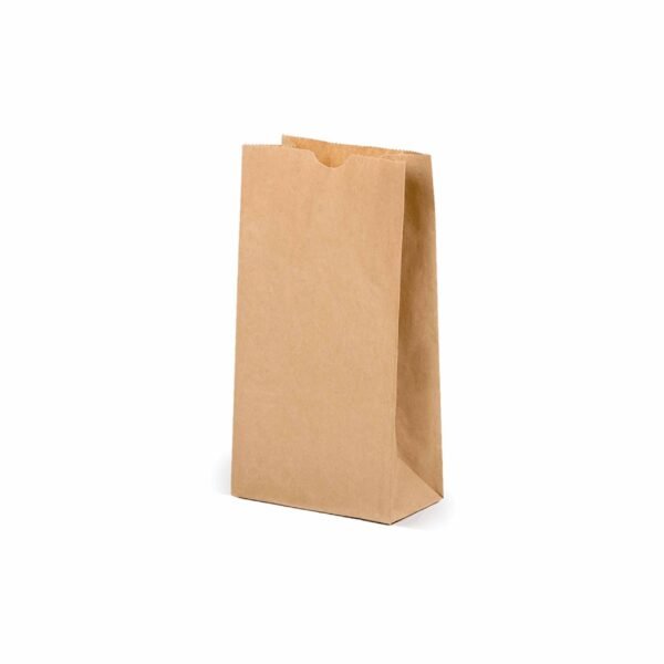S.O Brown Paper Bag Size 1/2 – 85+50x180mm Kraft Packaging Bags