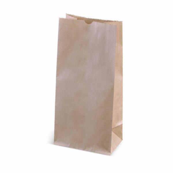Brown Paper Bag Size 1 – 85+55x180mm | Eco-Friendly Kraft Packaging Bags