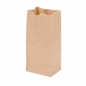 S.O Brown Paper Bag Size 5 – 135+85x260mm | Eco-Friendly Kraft Packaging Bags