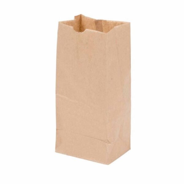 S.O Brown Paper Bag Size 5 – 135+85x260mm | Eco-Friendly Kraft Packaging Bags