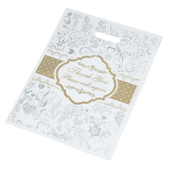 Frosted Boutique Thank You Bags 43×50 – Premium Retail Shopping Bags