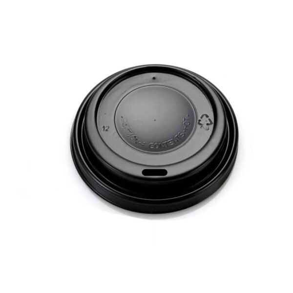 SIP LIDS Black for 250ml Coffee Cups – Spill-Proof, Durable & Perfect Fit