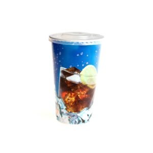 Premium 350ml Paper Cold Cups – Eco-Friendly & Disposable Drinkware