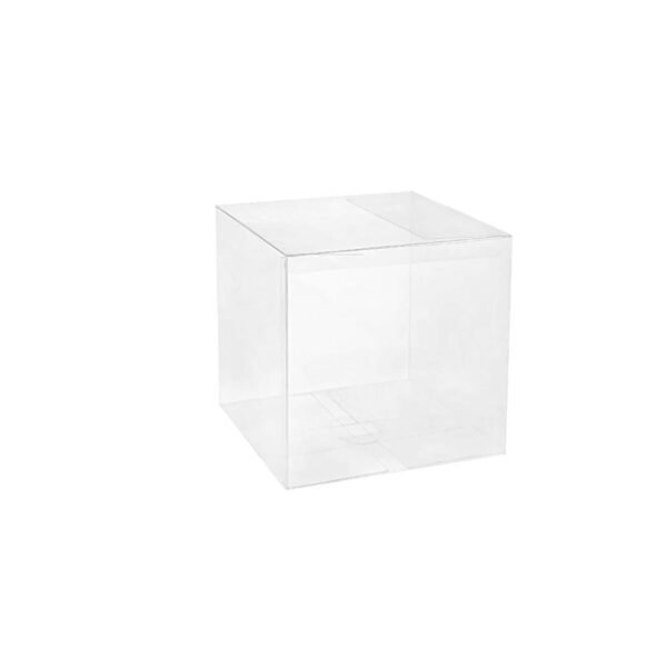 Pack of 25 Clear PVC Display Cubes (4x4x4 cm) – Transparent Storage Boxes for Gifts, Crafts & Display