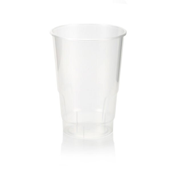 Clear Robust PP Cup 350ml – Durable, Reusable & Crack-Resistant Plastic Cup