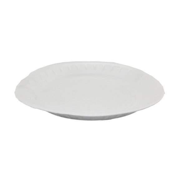 SINICA White Polystyrene Plates – Durable & Lightweight Disposable Tableware