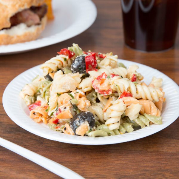 SINICA White Polystyrene Plates – Durable & Lightweight Disposable Tableware