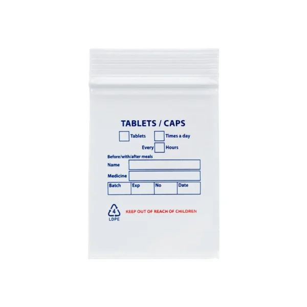 TABLET PRINTED GRIP BAG 75x105mm